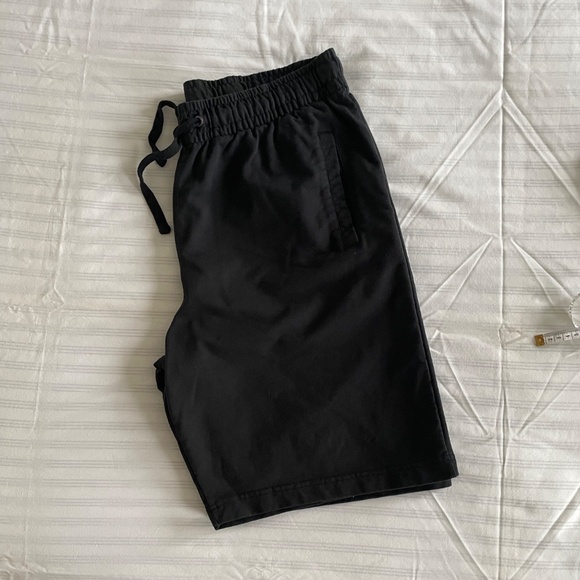 MEN'S SWEAT SHORTS BLACK SIZE L - Picture 3 of 8